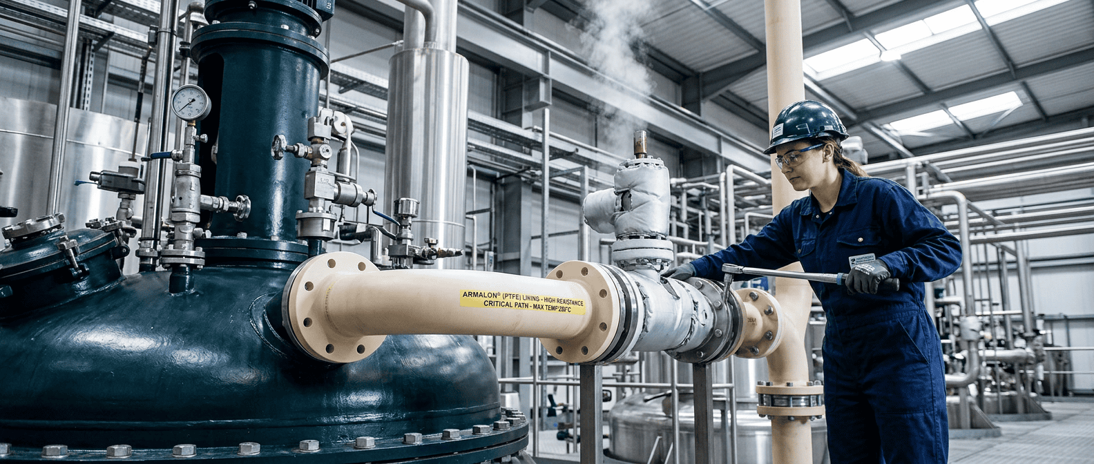 Armalon (PTFE Teflon®) em processos industriais: o material que não pode falhar